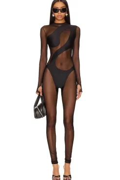 Women Mother of All Jumpsuits>Swan Catsuit