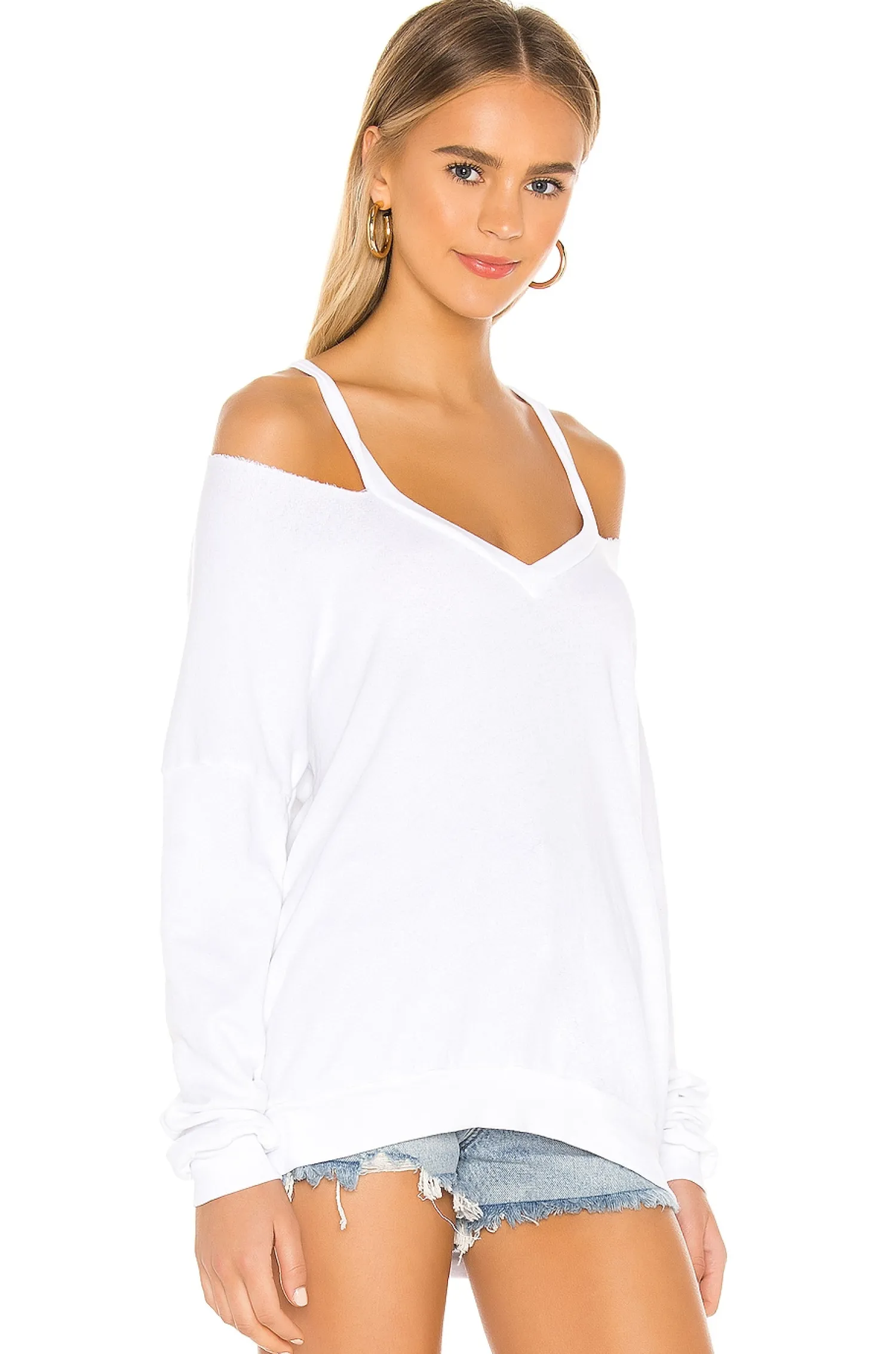Women Michael Lauren Loungewear>Swanson V-Neck Top