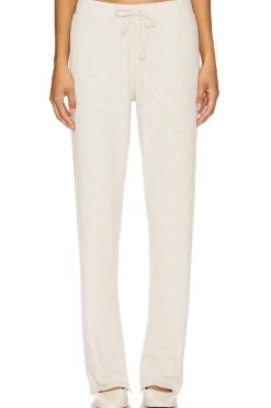 Women perfectwhitetee Pants|Loungewear>Sweater Rib Straight Leg Pant