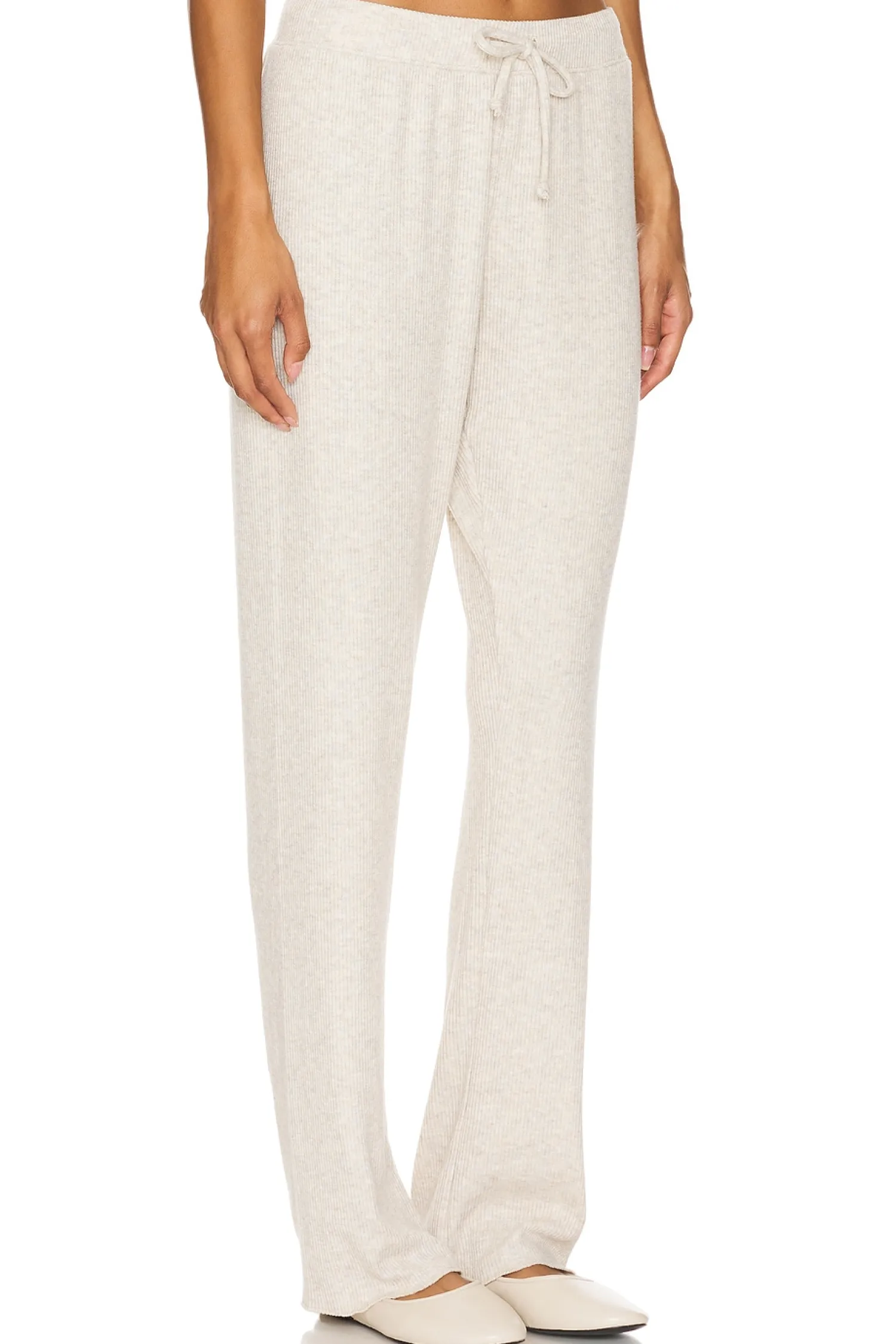 Women perfectwhitetee Pants|Loungewear>Sweater Rib Straight Leg Pant