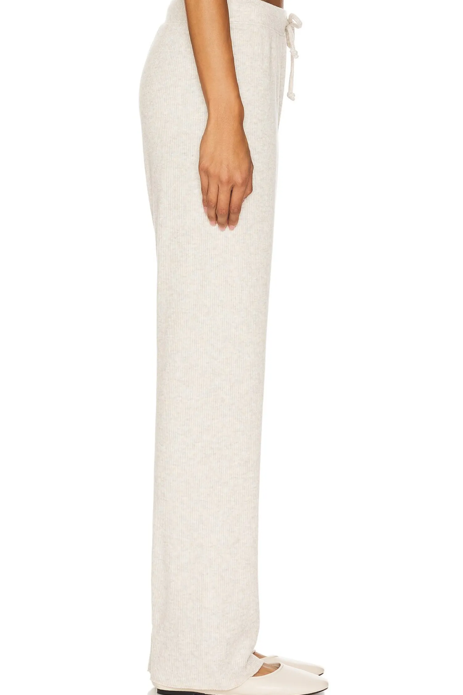 Women perfectwhitetee Pants|Loungewear>Sweater Rib Straight Leg Pant