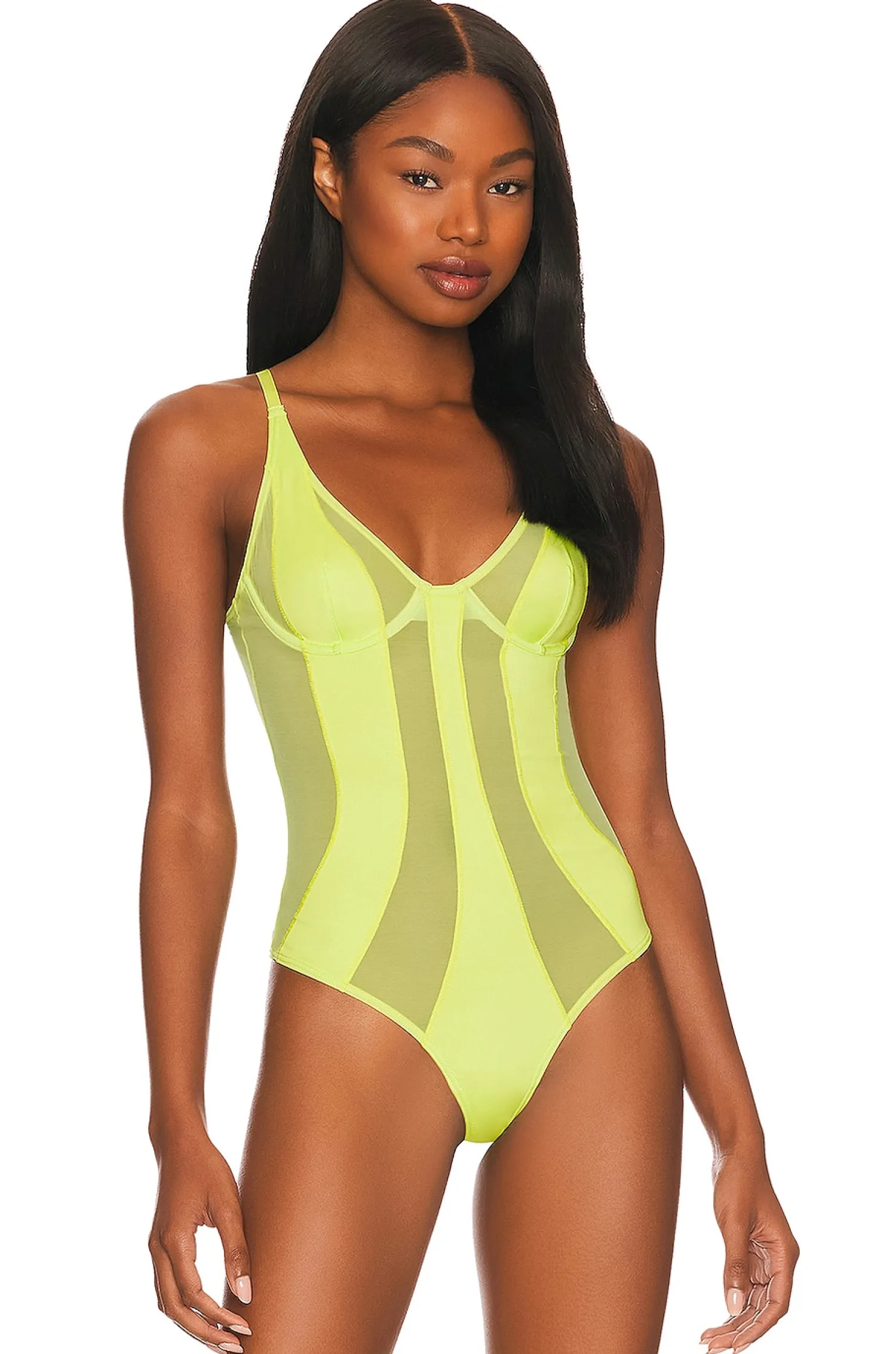 Women OW Collection Lingerie & Sleepwear>Swirl Bodysuit
