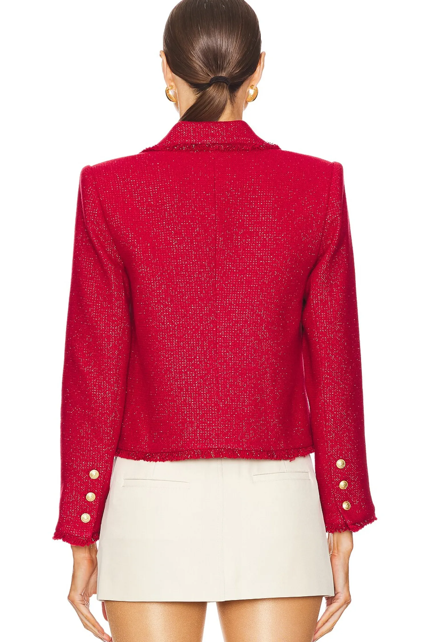 Women L'AGENCE Jackets & Coats>Sylvia Collared Jacket