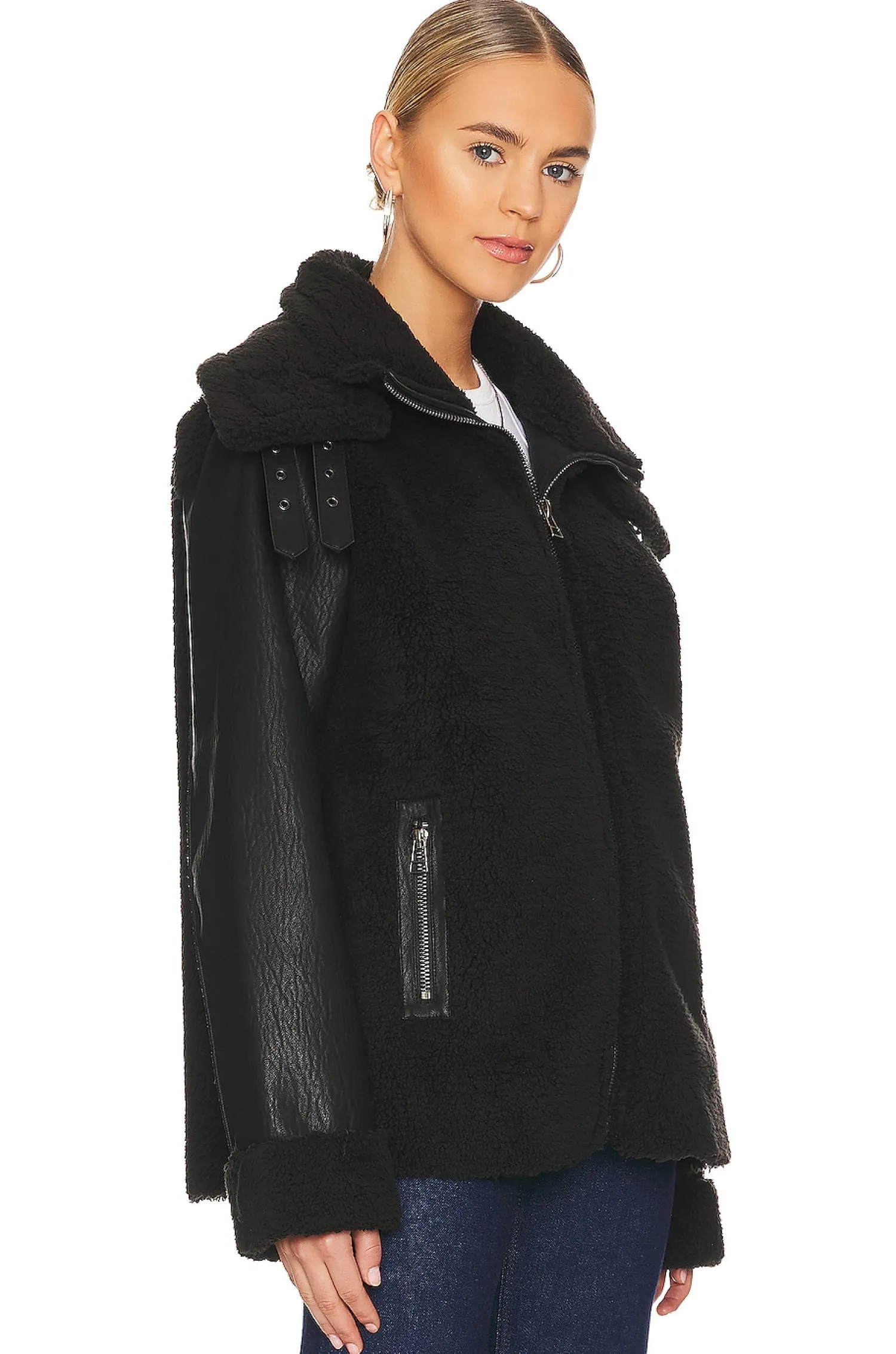 Women Unreal Fur Jackets & Coats>Symbiosis Faux Fur Jacket