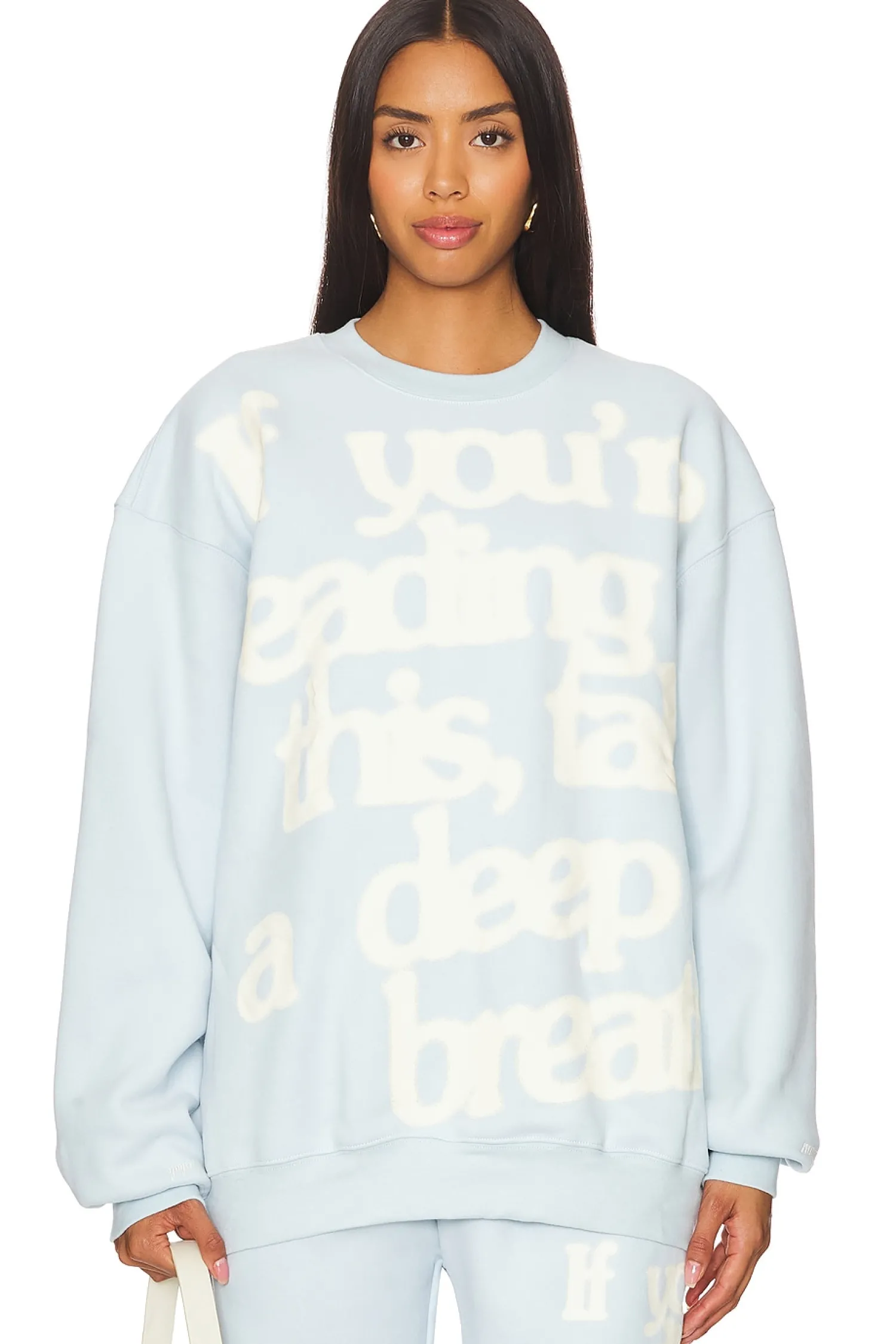 Women The Mayfair Group Loungewear>Take A Deep Breath Crewneck