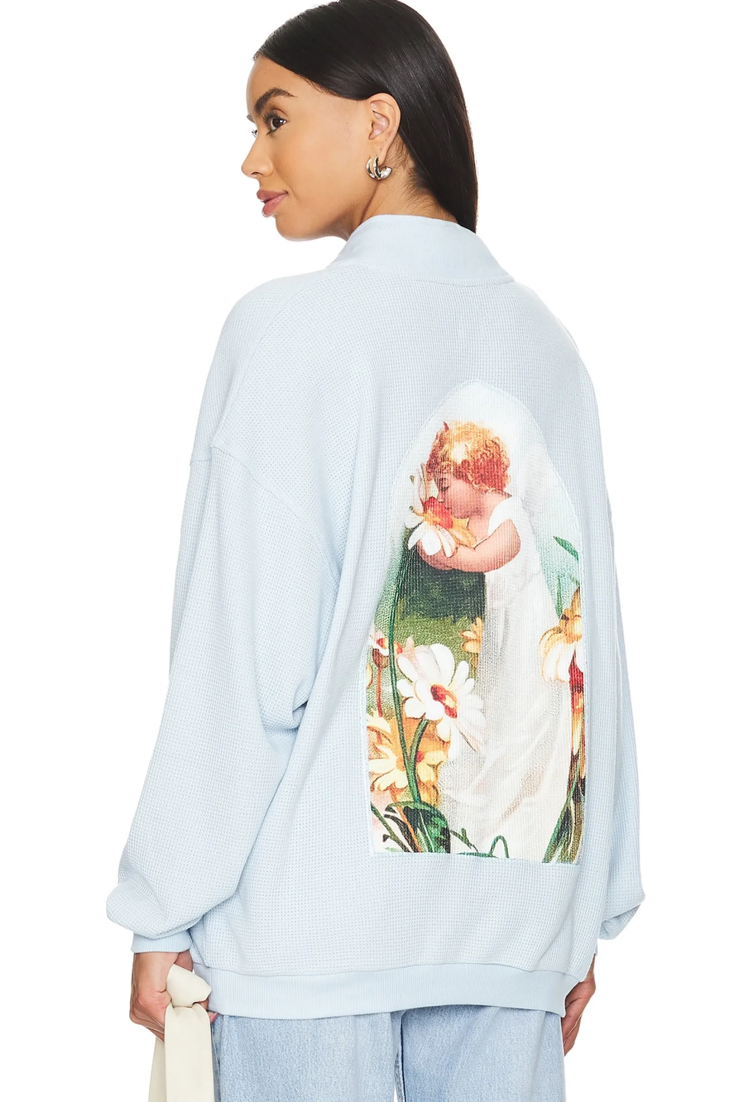 Women Boys Lie Loungewear>Take Time Henley Crewneck