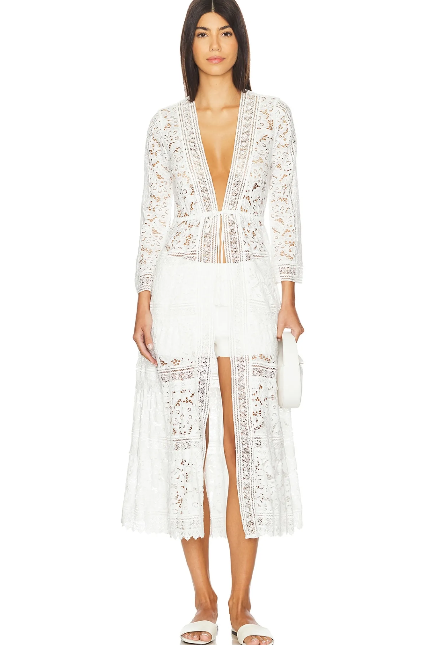 Women Alice + Olivia Jackets & Coats>Talia Drawstring Robe