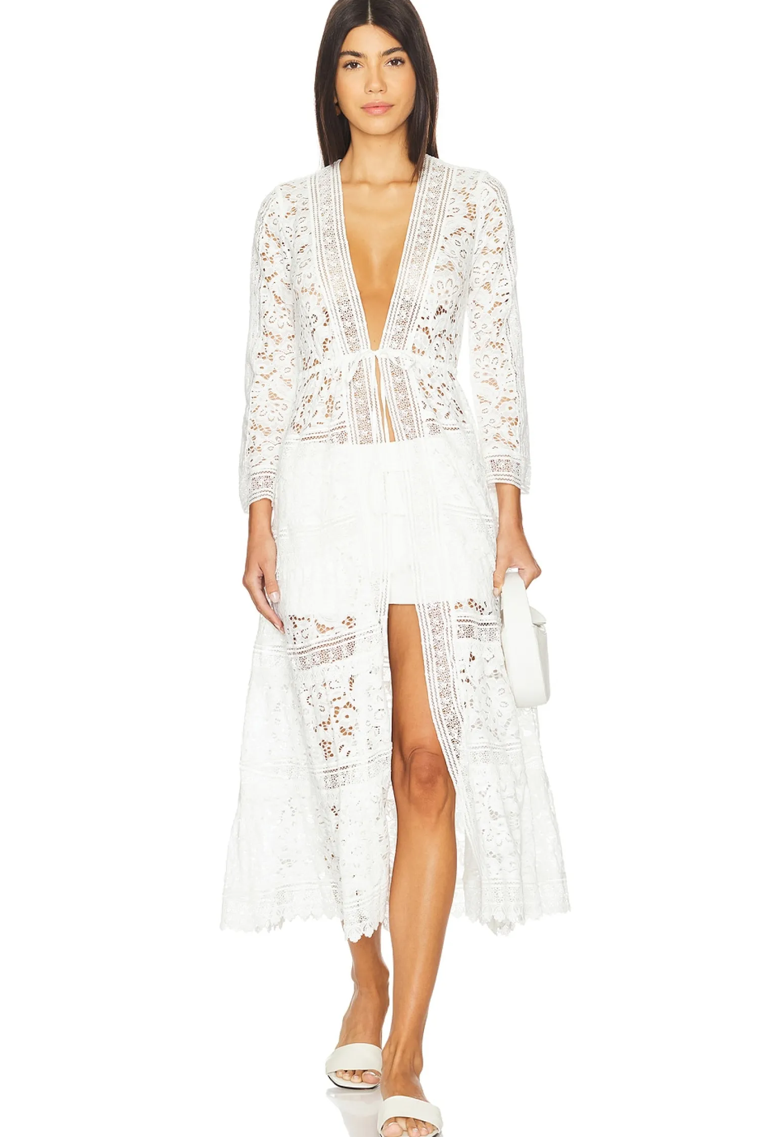 Women Alice + Olivia Jackets & Coats>Talia Drawstring Robe