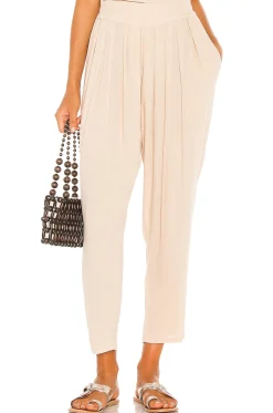 Women Indah Pants>Tanah Solid 80s Pleated Trouser