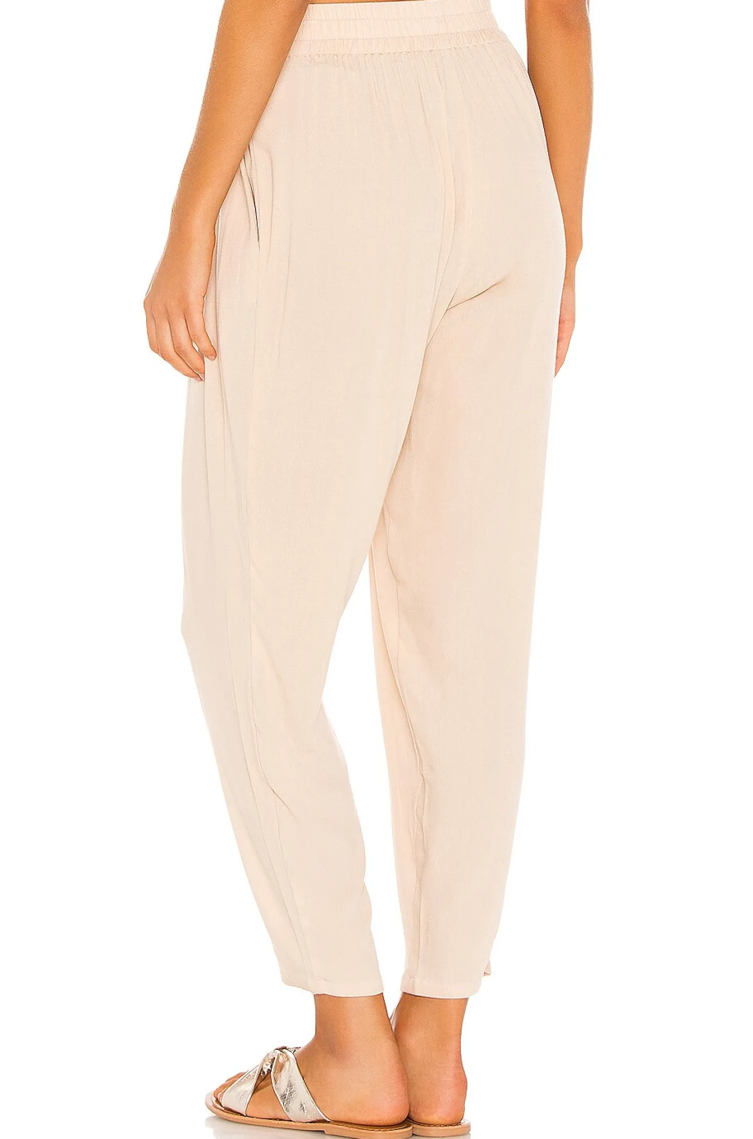 Women Indah Pants>Tanah Solid 80s Pleated Trouser
