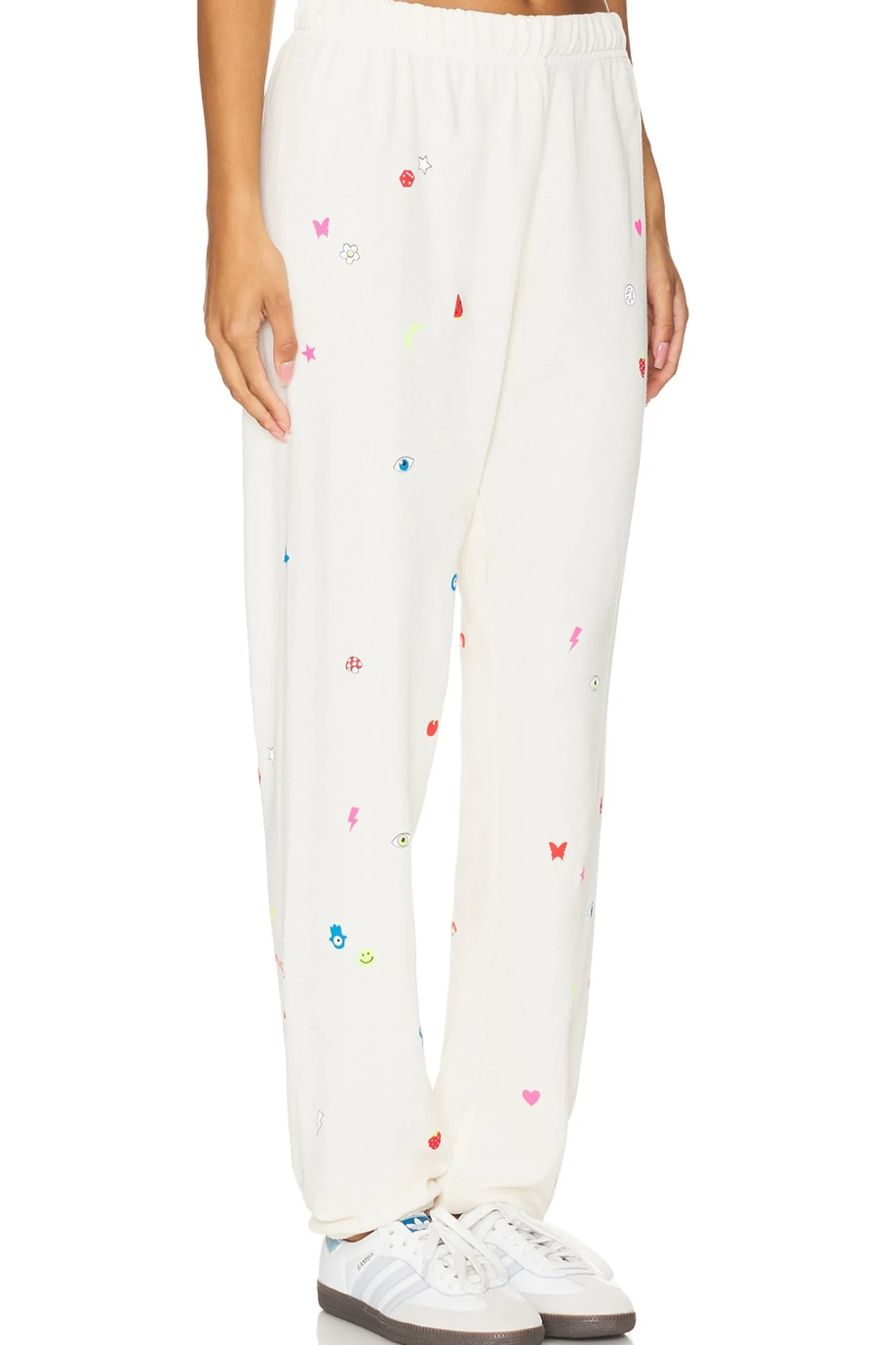 Women Lauren Moshi Pants|Loungewear>Tanzy Boyfriend Sweatpant Charm Elements