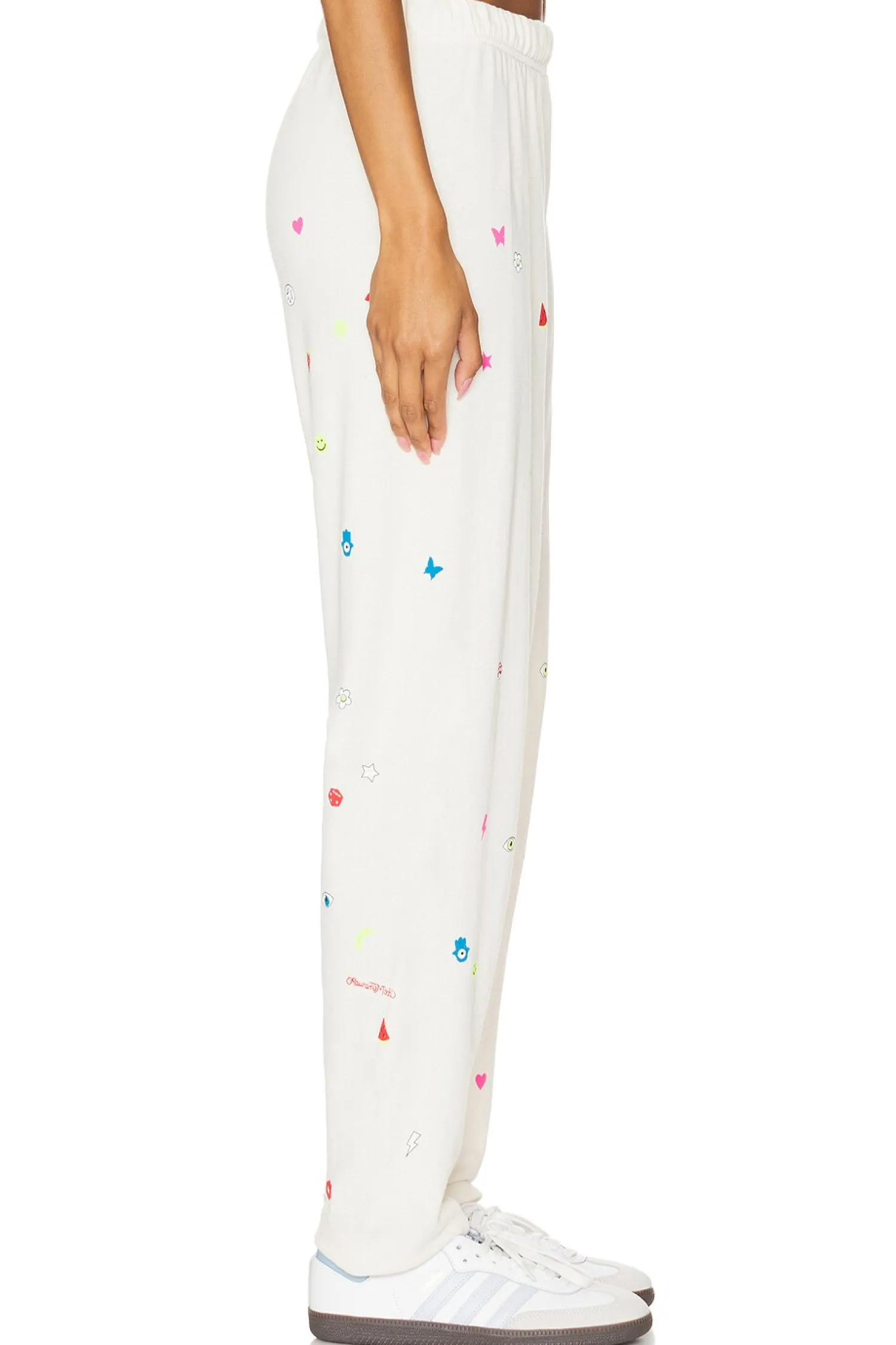 Women Lauren Moshi Pants|Loungewear>Tanzy Boyfriend Sweatpant Charm Elements