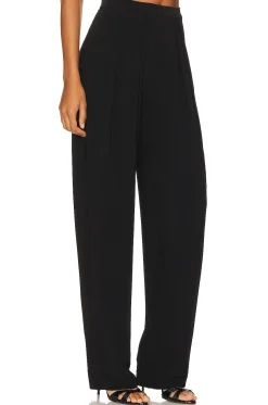 Women Norma Kamali Pants>Tapered Pleated Trouser