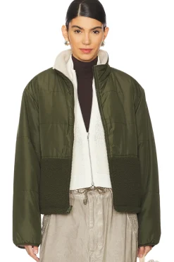 Women Velvet by Graham & Spencer Jackets & Coats>Tasha Reversible Puffer Sherpa Jacket