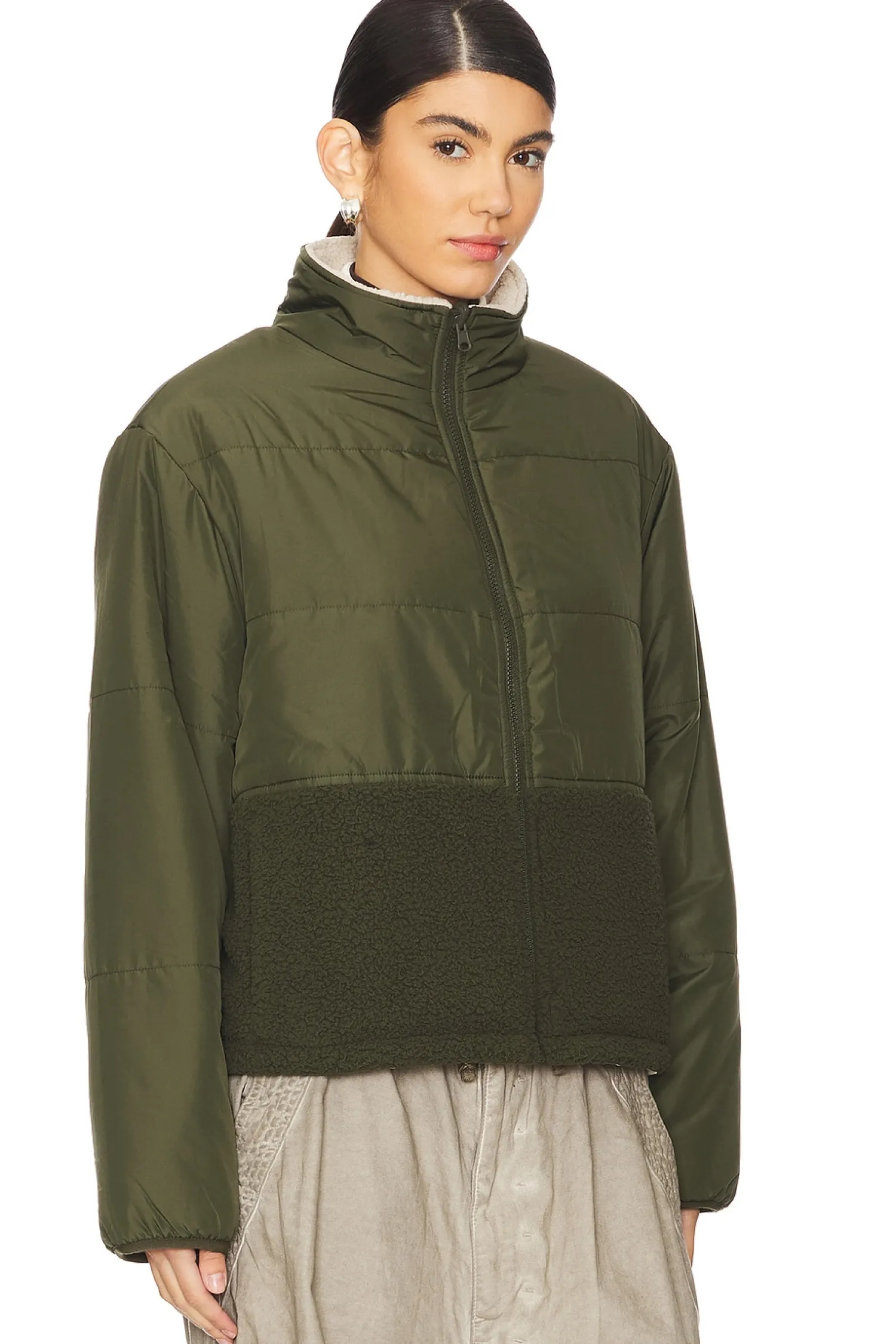 Women Velvet by Graham & Spencer Jackets & Coats>Tasha Reversible Puffer Sherpa Jacket