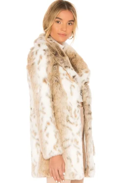 Women MAJORELLE Jackets & Coats>Tatiana Faux Fur Coat