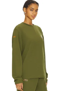 Women 7 Days Active Loungewear>Tech Crewneck Sweatshirt