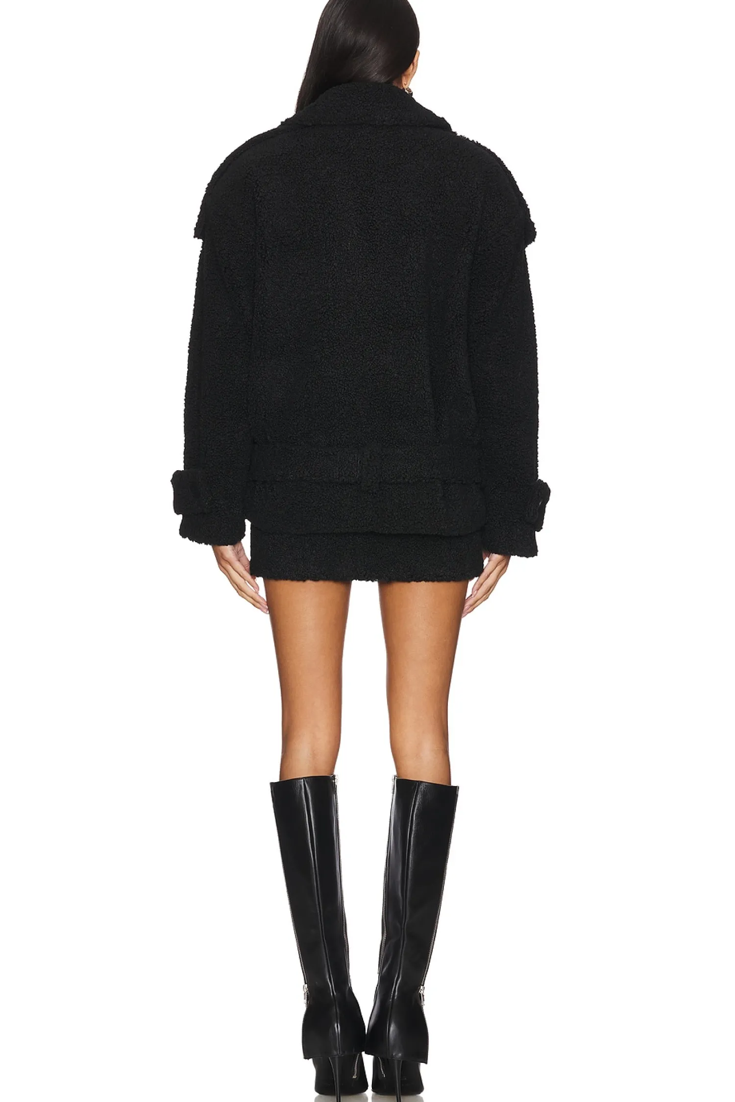 Women SELMACILEK Matching Sets|Jackets & Coats>Teddy Belt-detailed Coat