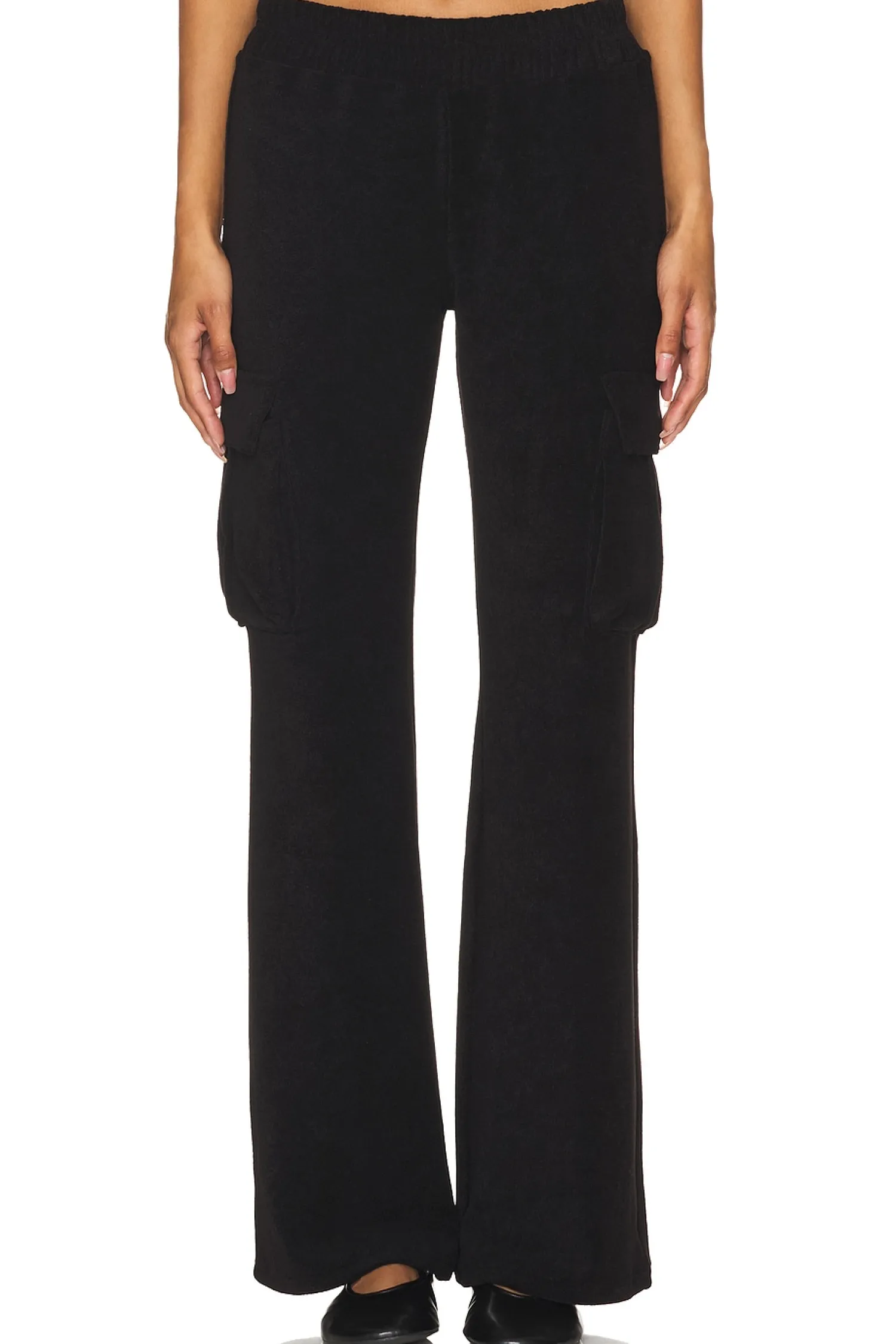 Women Good American Pants>Terry Cargo Pant