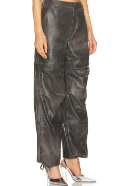 Women retrofete Pants>Tesla Leather Pant
