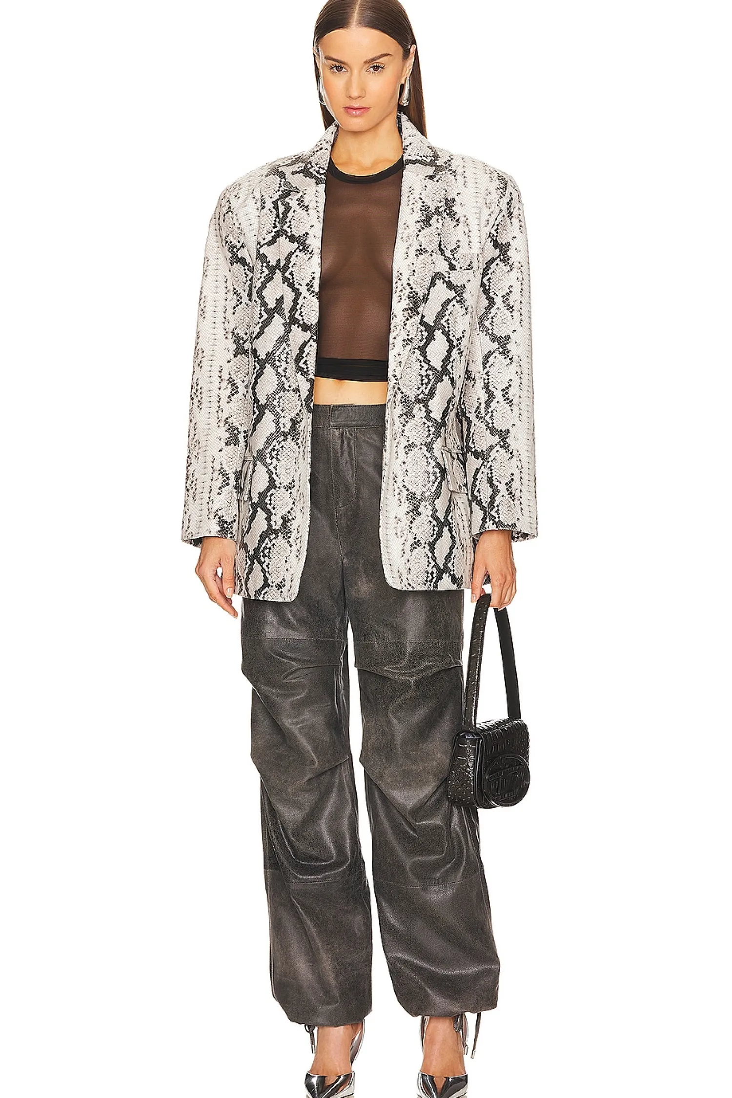Women retrofete Pants>Tesla Leather Pant