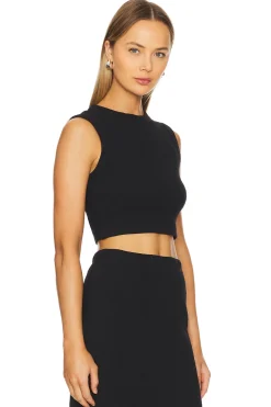 Women Enza Costa Matching Sets>Textured Cropped Tank