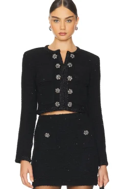 Women self-portrait Matching Sets|Jackets & Coats>Textured Knit Jacket