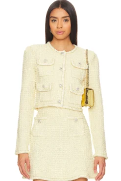 Women self-portrait Matching Sets|Jackets & Coats>Textured Knit Jacket