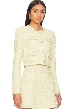 Women self-portrait Matching Sets|Jackets & Coats>Textured Knit Jacket