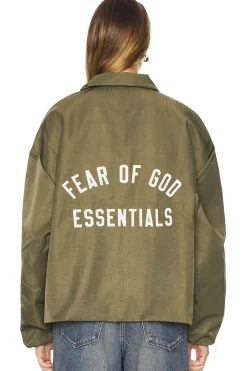 Women Fear of God ESSENTIALS Jackets & Coats><noscript><img width=