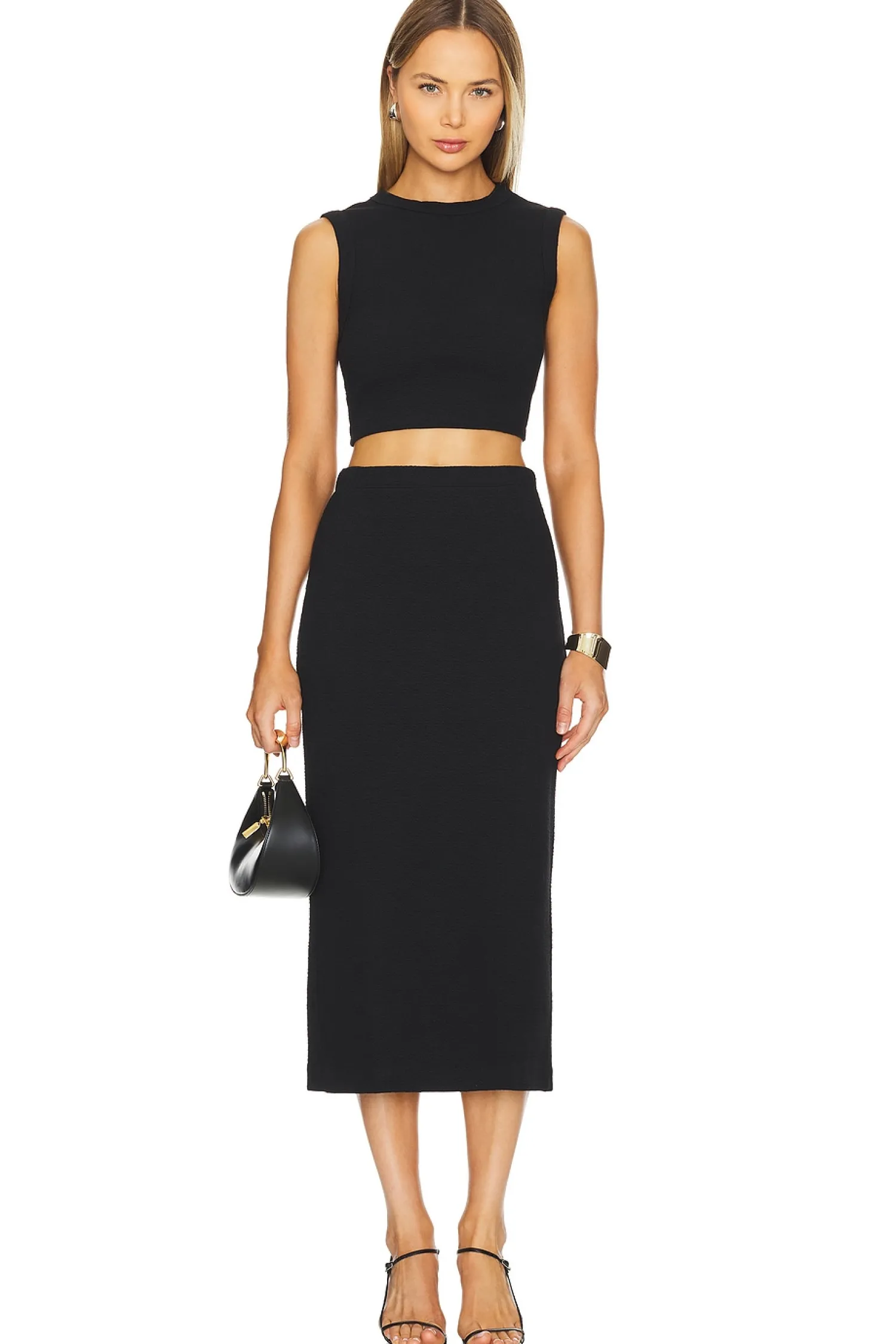 Women Enza Costa Matching Sets>Textured Skirt