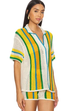 Women MOTHER Matching Sets>The Camp Champ Top