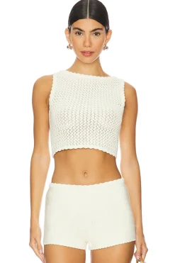 Women Solid & Striped Matching Sets>The Celeste Top