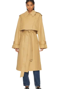 Women GRLFRND Jackets & Coats>The Convertible Trench Coat