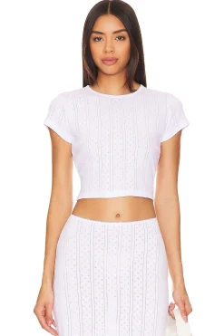 Women Cou Cou Intimates Matching Sets>The Cropped Baby Tee
