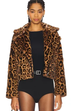 Women Adrienne Landau Jackets & Coats>The Downtown Moto Jacket