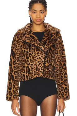 Women Adrienne Landau Jackets & Coats>The Downtown Moto Jacket