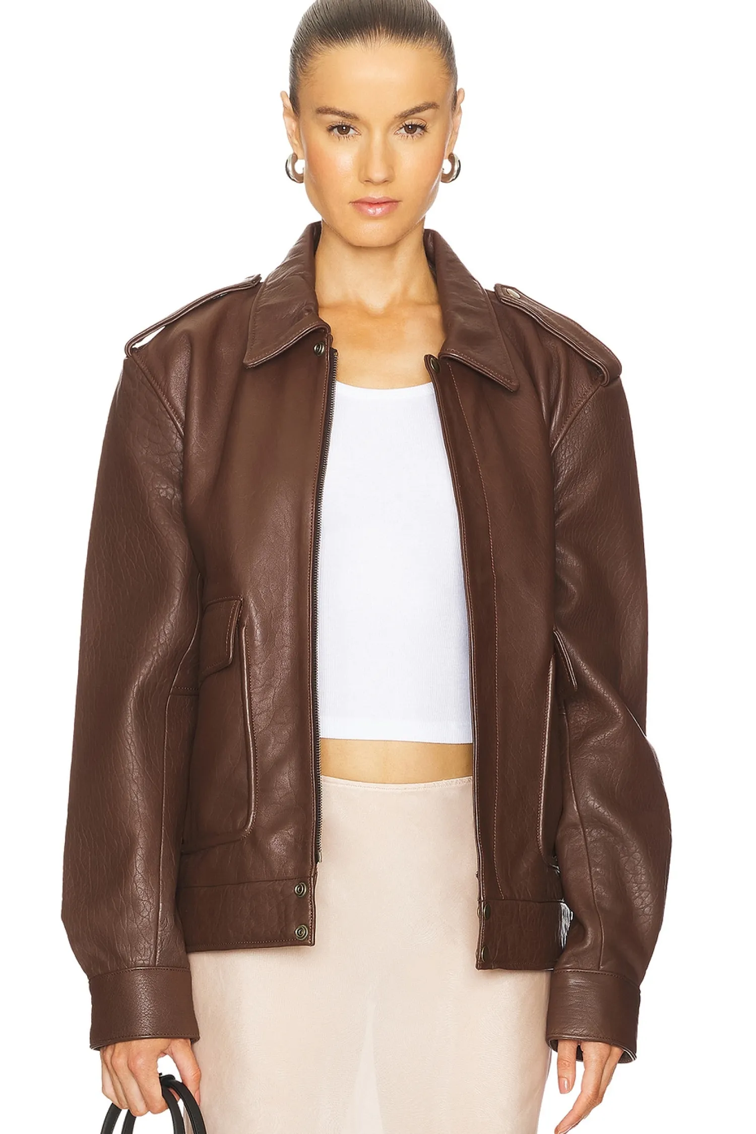 Women Understated Leather Jackets & Coats>The Dream Boat Bomber Jacket
