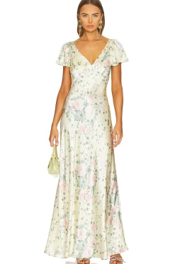Women Selkie Dresses>The Flutter Slip Dress