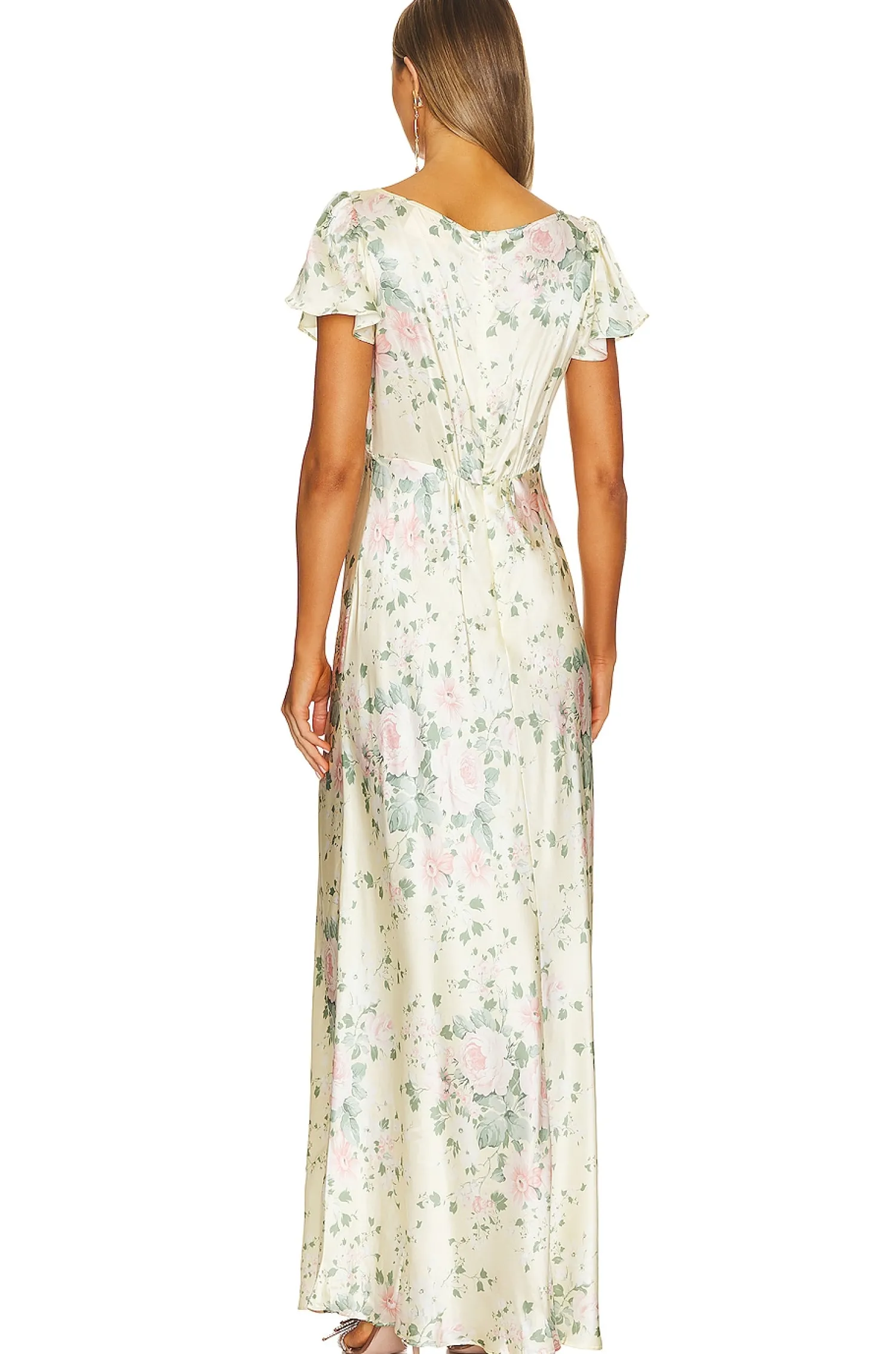 Women Selkie Dresses>The Flutter Slip Dress