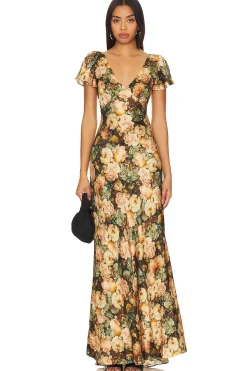 Women Selkie Dresses>The Flutter Slip Dress
