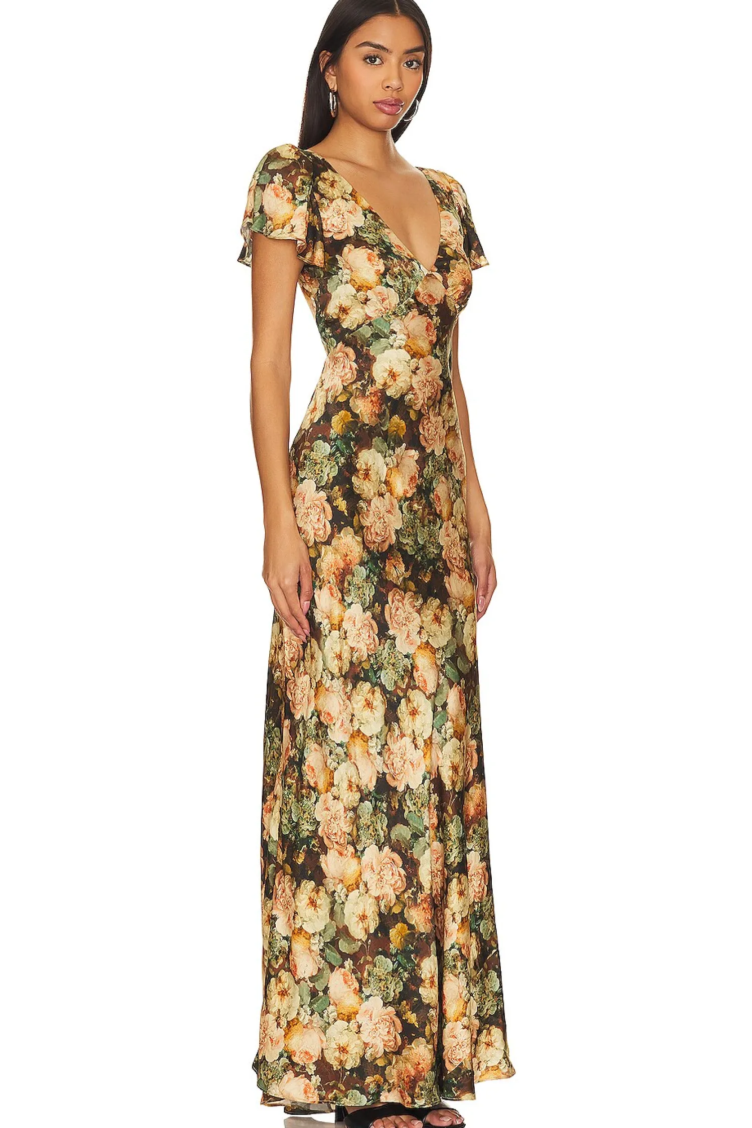 Women Selkie Dresses>The Flutter Slip Dress