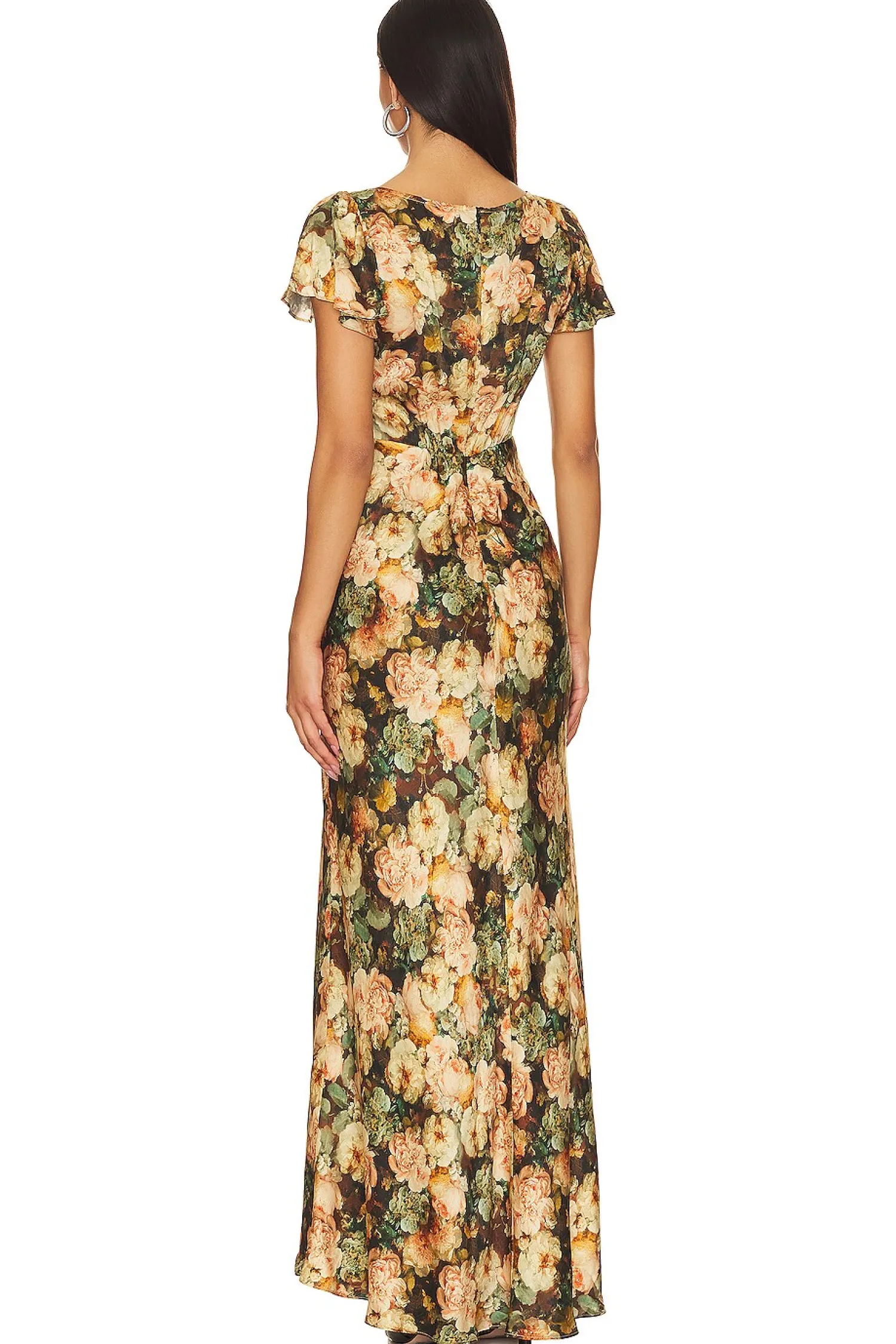 Women Selkie Dresses>The Flutter Slip Dress