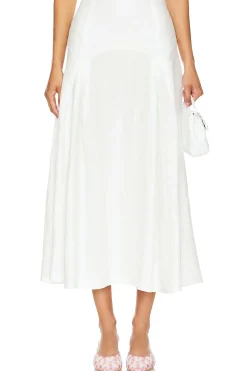 Women Solid & Striped Matching Sets>The Gael Skirt