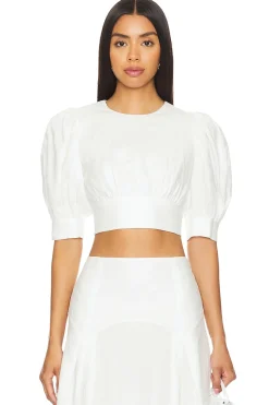 Women Solid & Striped Matching Sets>The Gael Top
