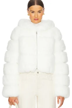 Women Adrienne Landau Jackets & Coats>The Lina Faux Fur Jacket