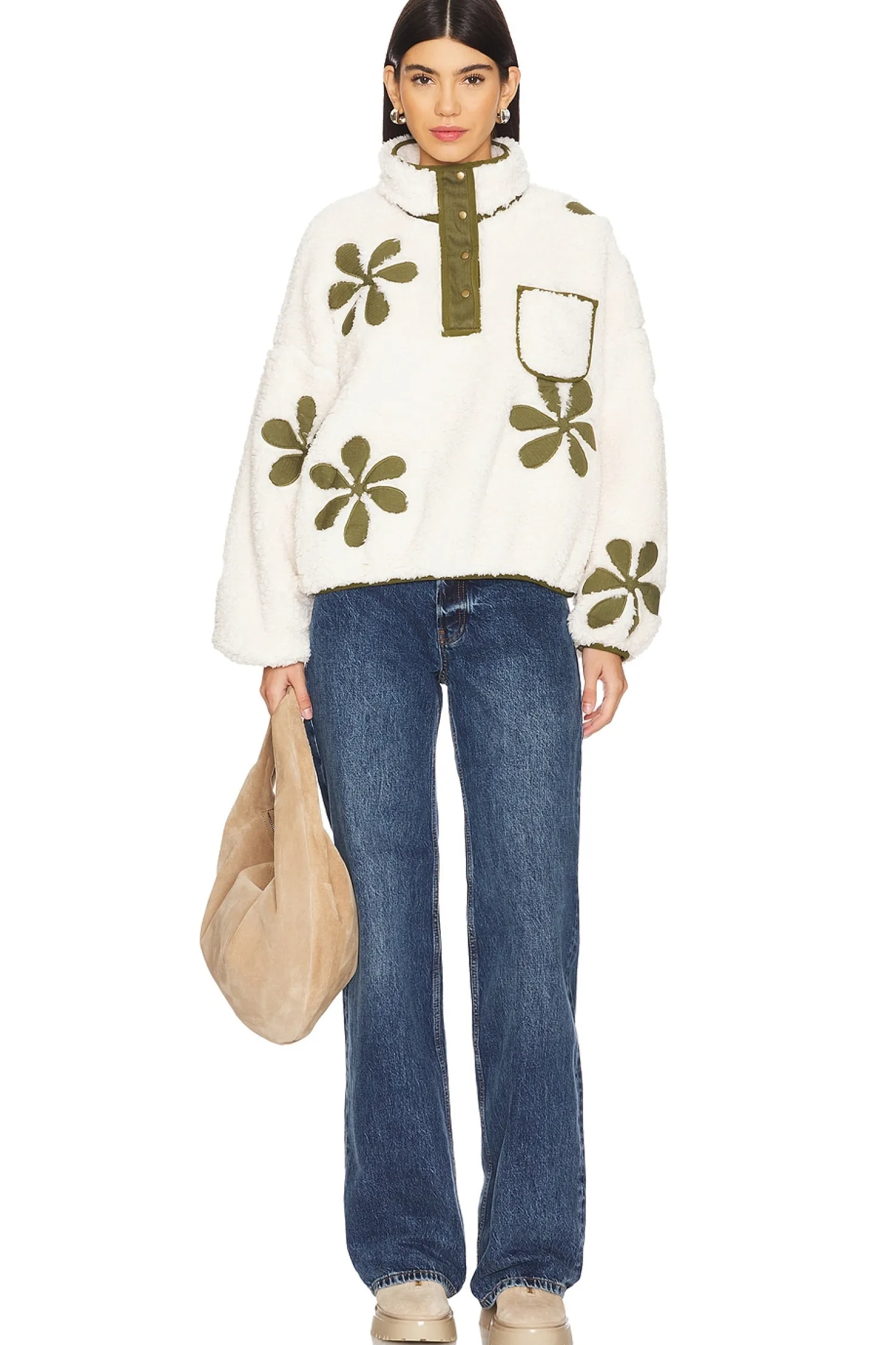 Women The Great Jackets & Coats>The Patch Pocket Countryside Pullover