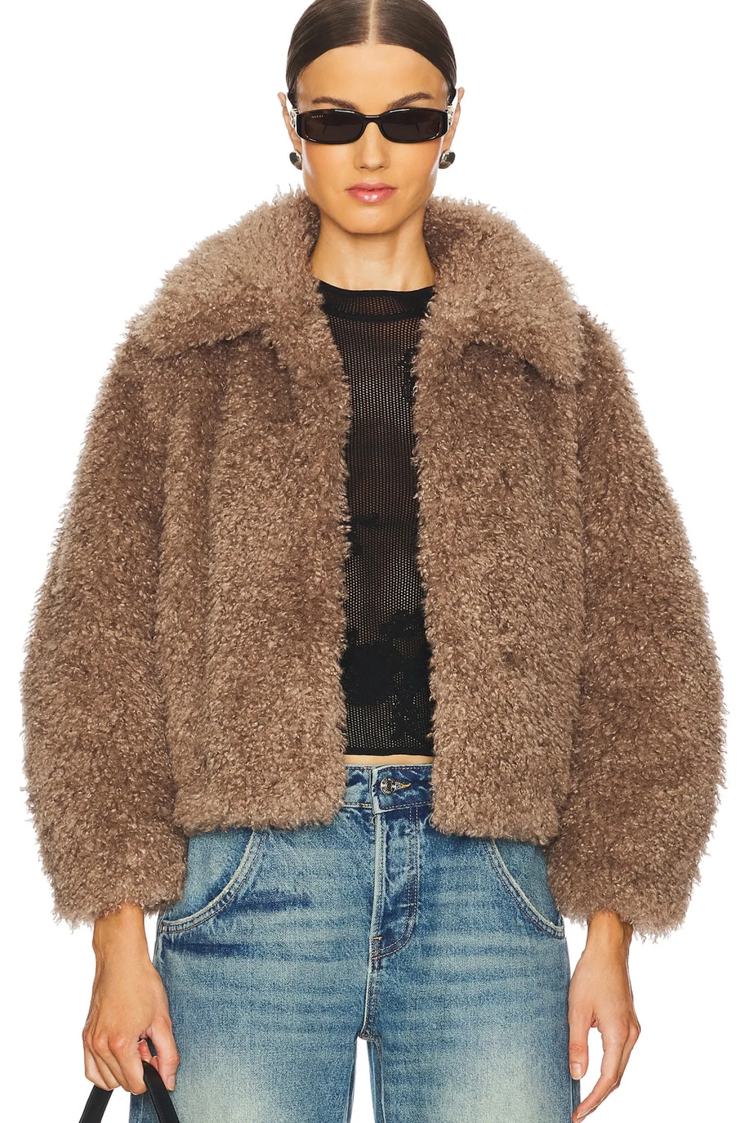 Women Adrienne Landau Jackets & Coats>The Teddy Bomber
