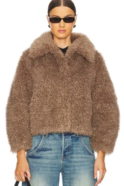 Women Adrienne Landau Jackets & Coats>The Teddy Bomber