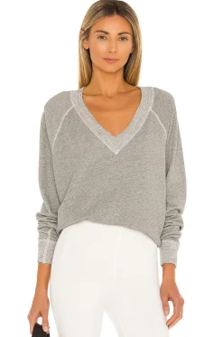 Women The Great Loungewear>The V Neck Sweatshirt